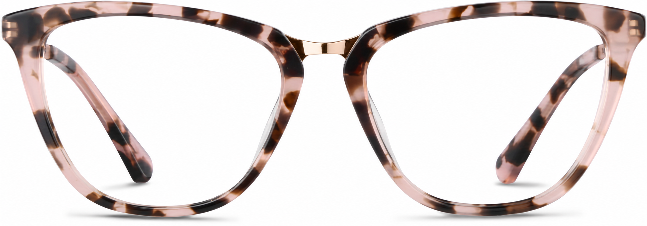 Pink Tortoiseshell Square Glasses · Pink Tortoiseshell · reference