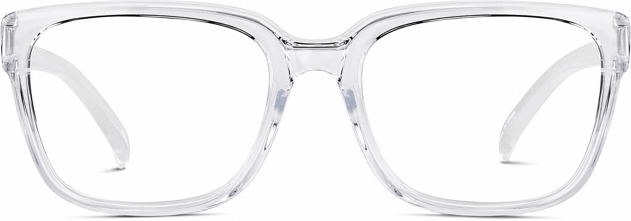 Clear Square Prescription Protective Glasses · Clear · reference