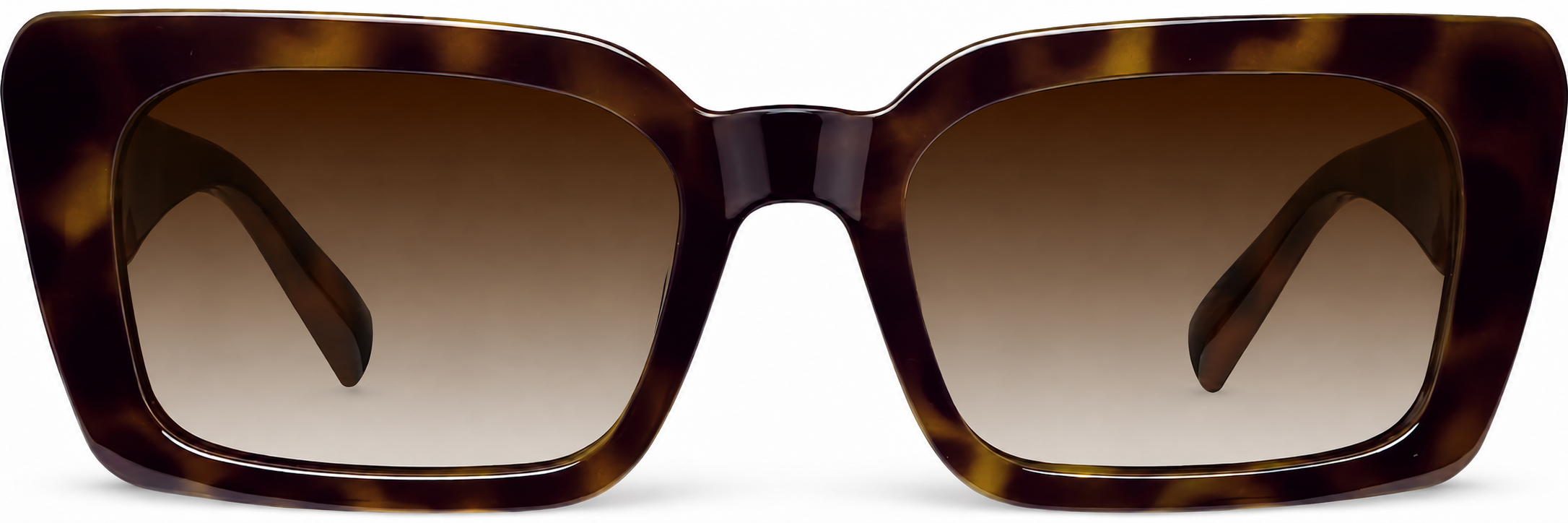 Tortoiseshell Rectangle Sunglasses · Tortoiseshell · reference