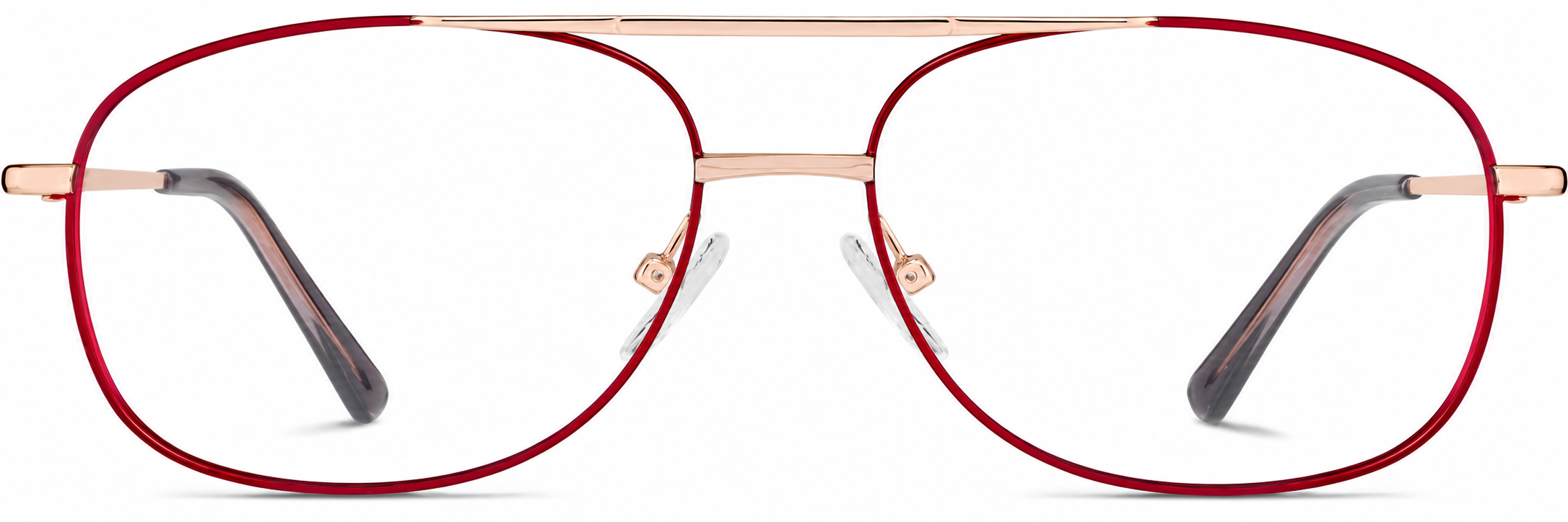 Red Aviator Glasses · Red · reference