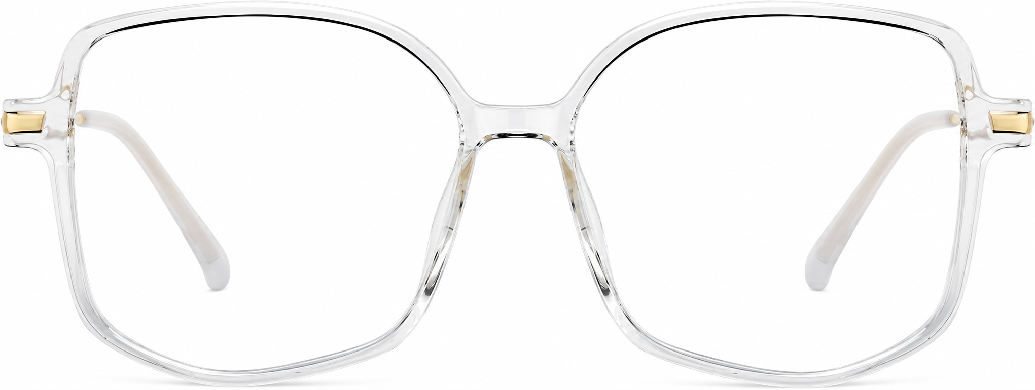 Clear Mixed Material Geometric Glasses · Clear · reference