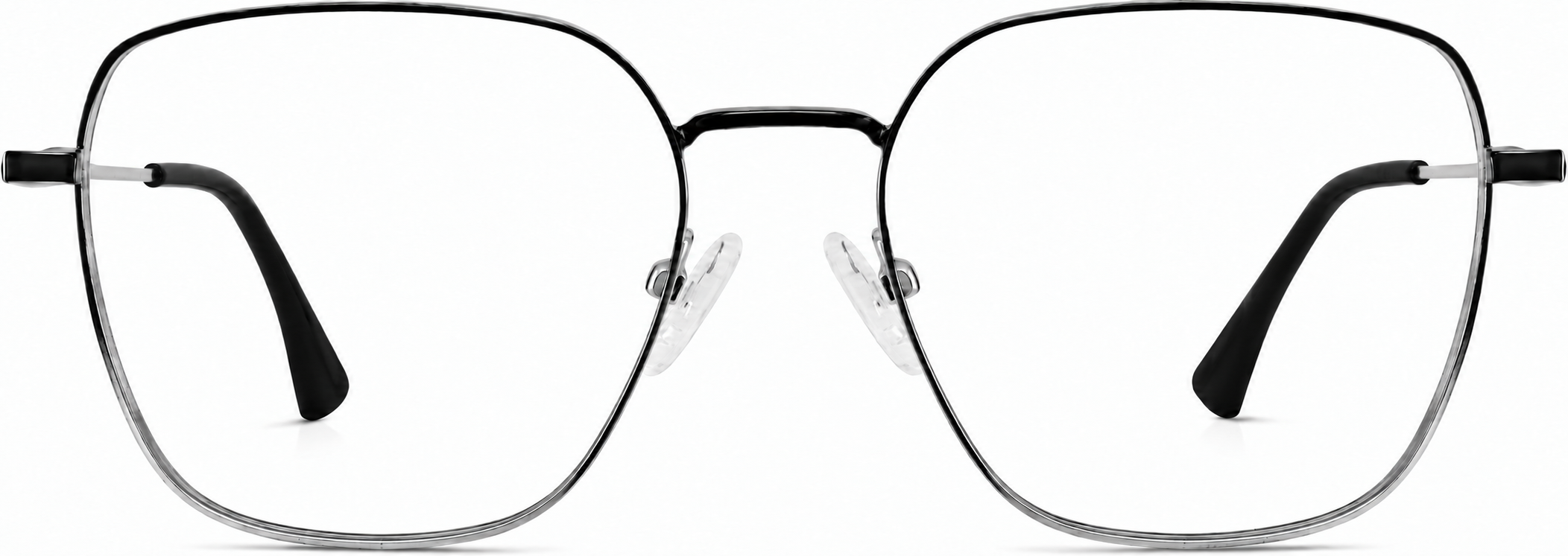 Black Square Glasses · Black · reference