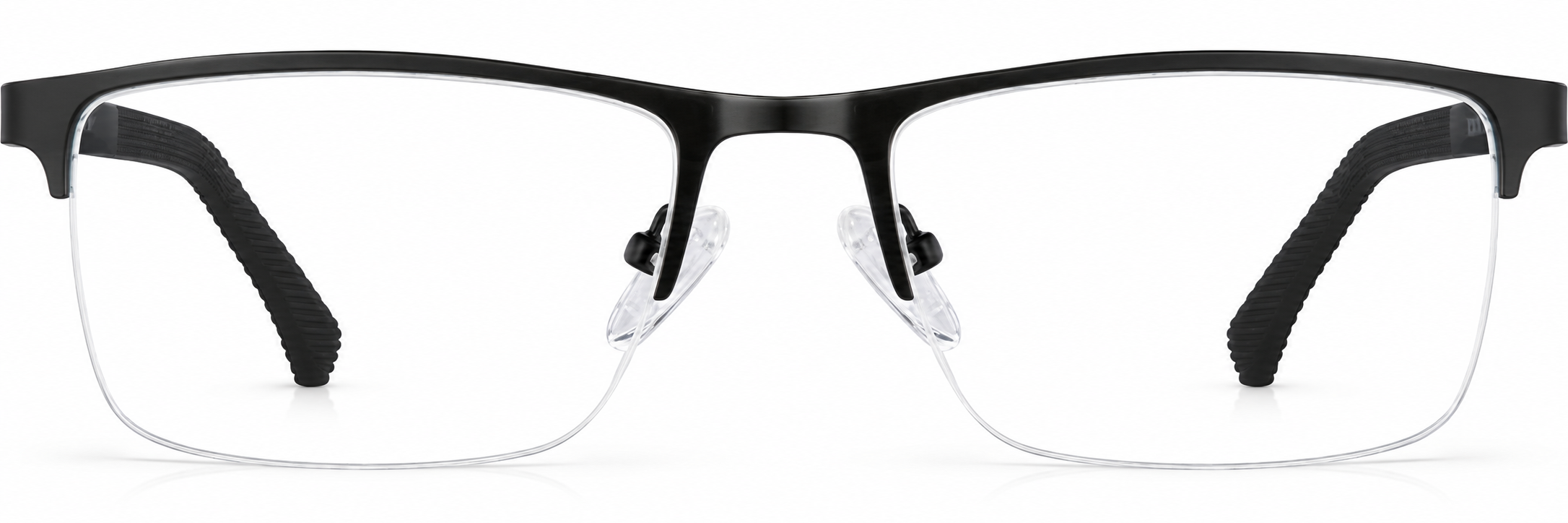 Black Rectangle Glasses · Black · reference