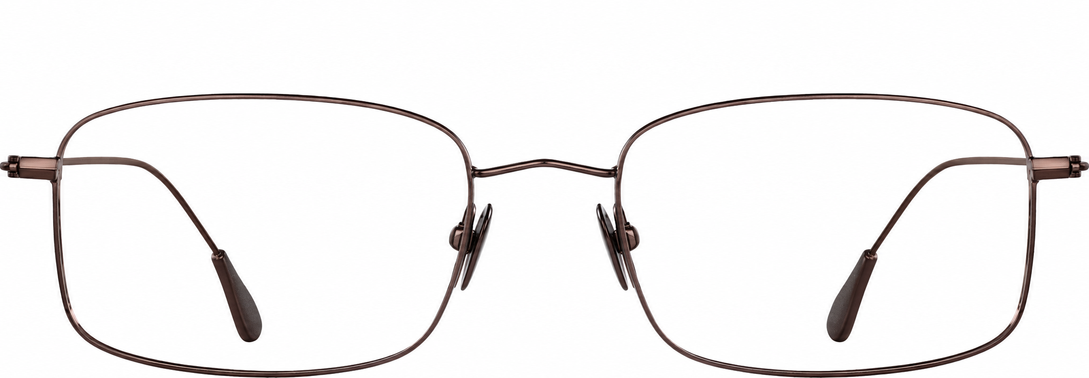 Copper Titanium Rectangle Glasses · Copper · reference