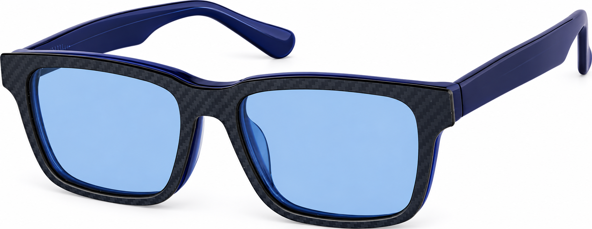 Blue Polarized Rectangle Magnetic Clip-on Glasses · Blue · reference