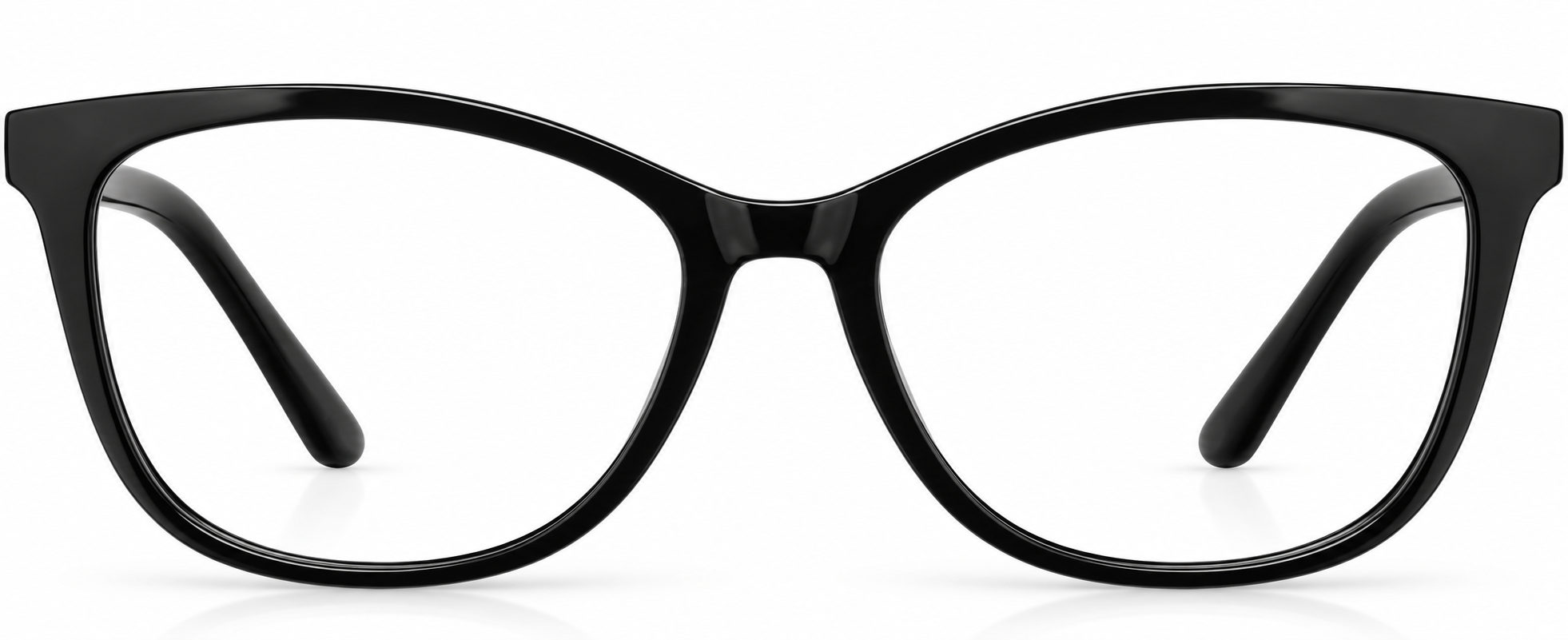 Black Cat-Eye Glasses · Black · reference