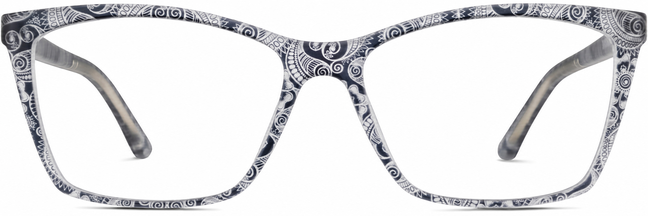 Gray Rectangle Glasses · Gray · reference