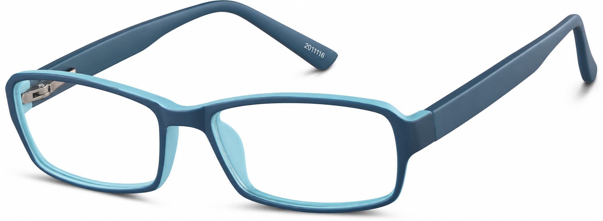 Blue Kids’ Rectangle Glasses · Blue · reference