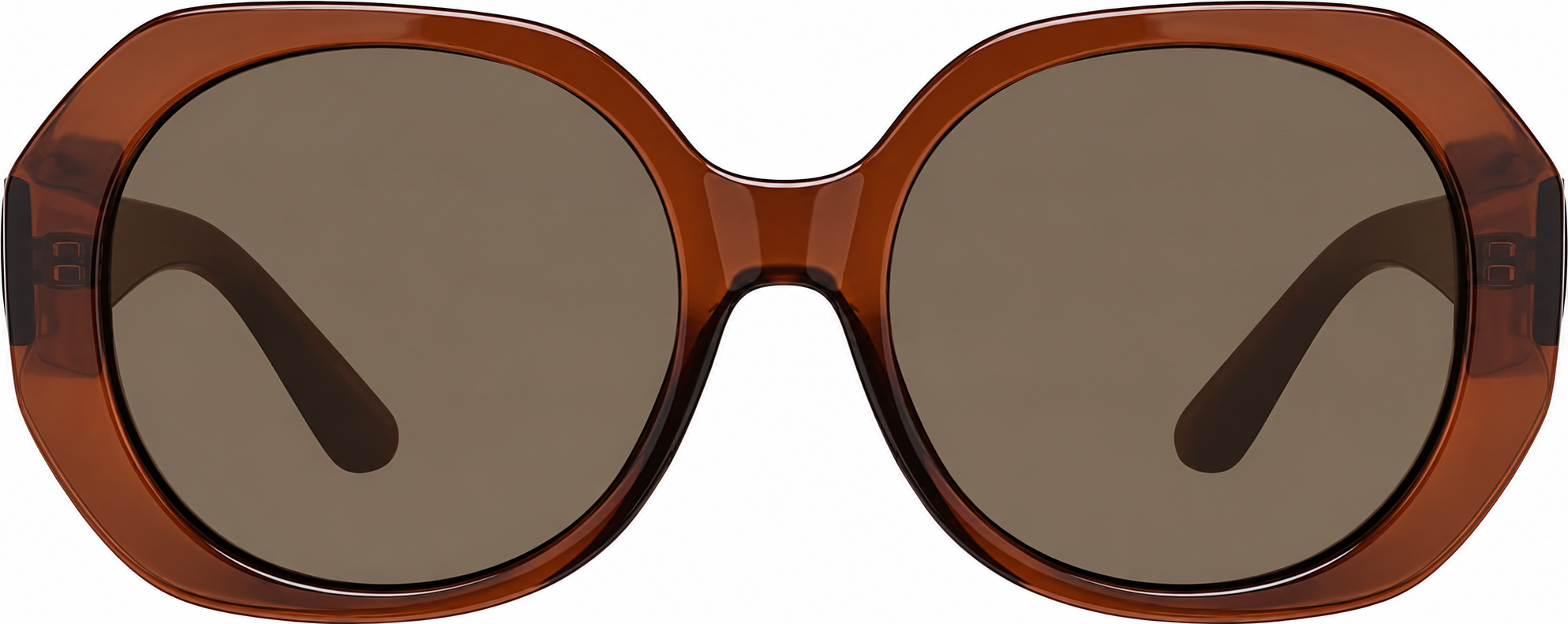 Brown Geometric Sunglasses · Brown · reference