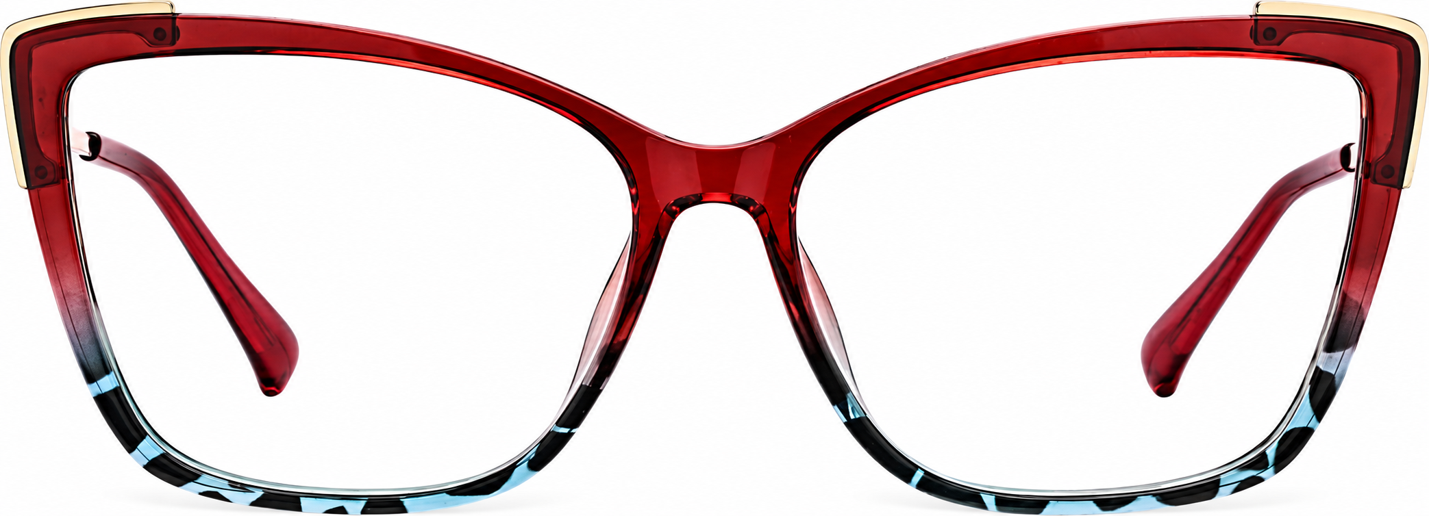 Red Cat-Eye Glasses · Red · reference