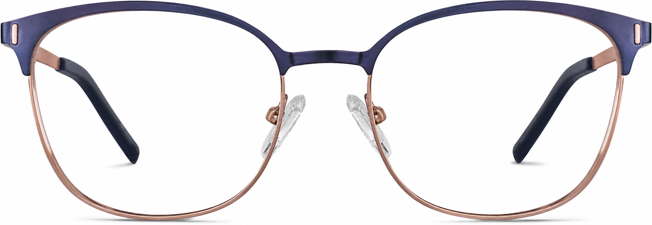 Navy Browline Glasses · Navy · reference