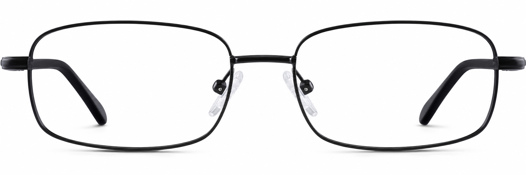 Black Rectangle Glasses · Black · reference