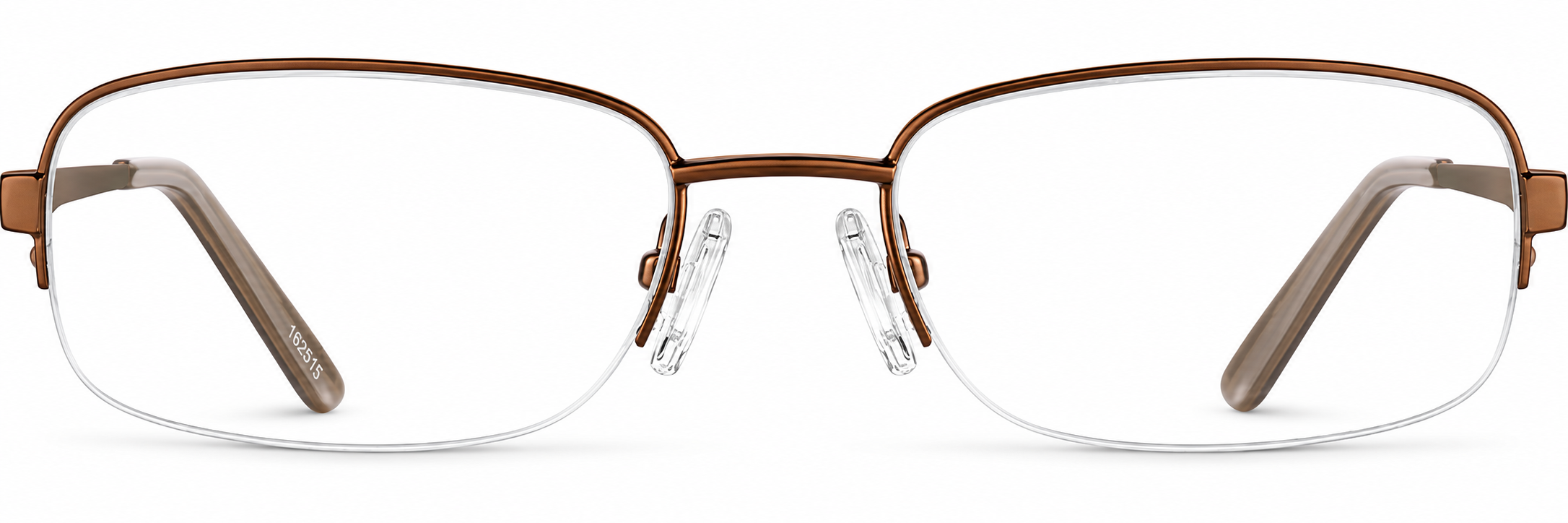 Brown Rectangle Glasses · Brown · reference