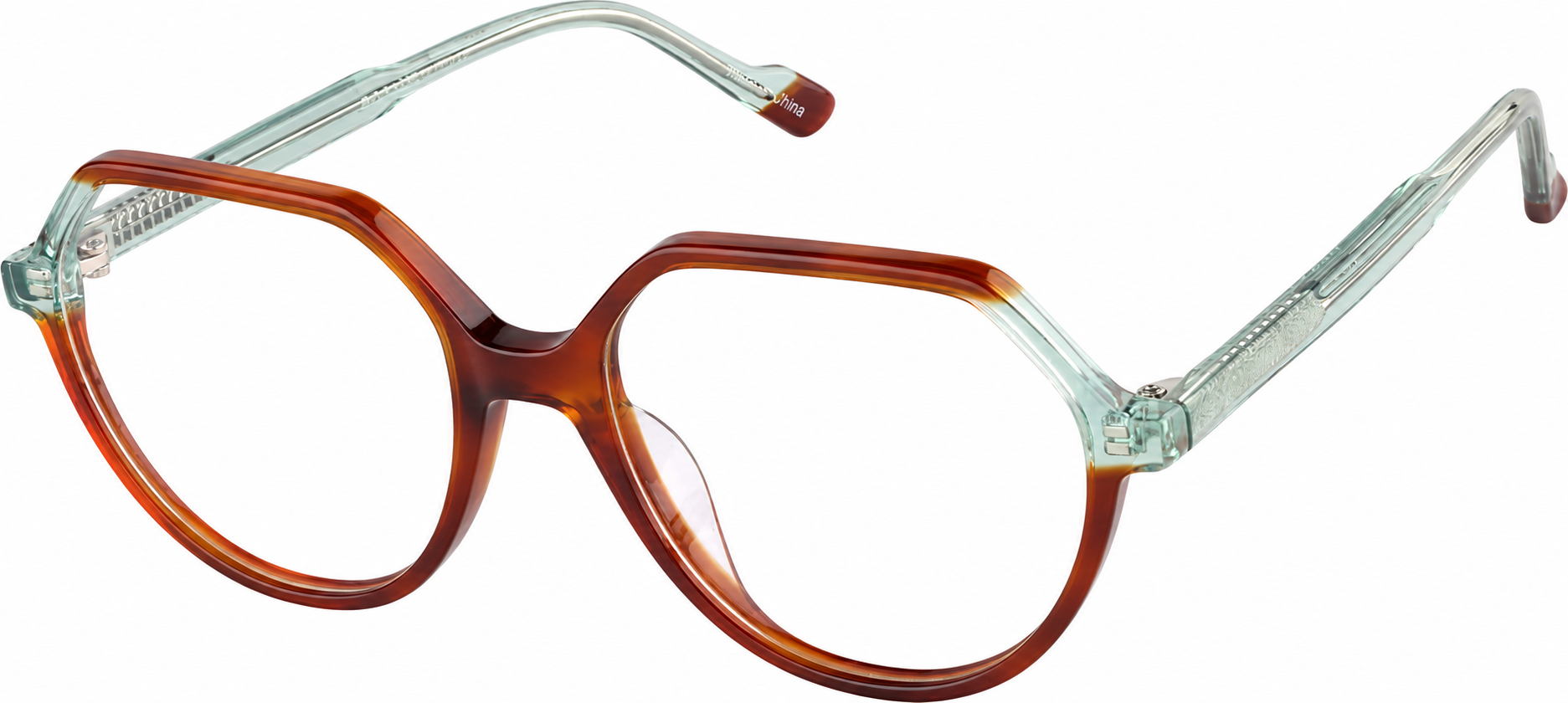 Brown Geometric Glasses · Brown · reference