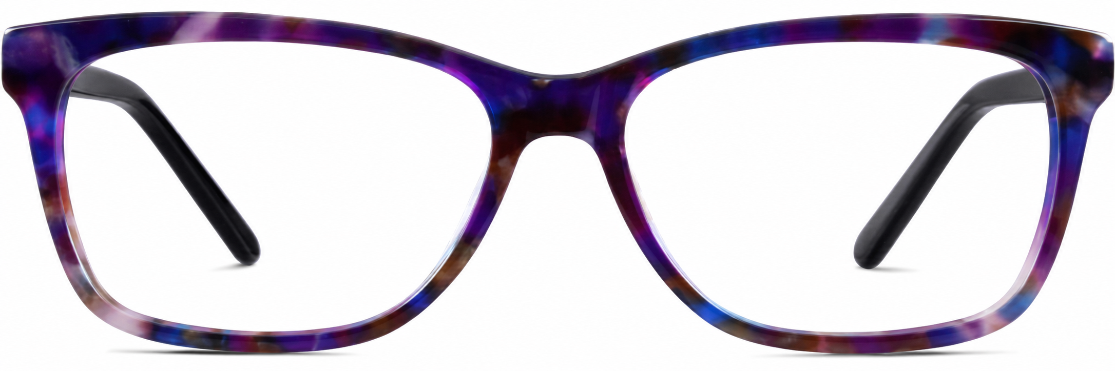 Purple Rectangle Glasses · Purple · reference