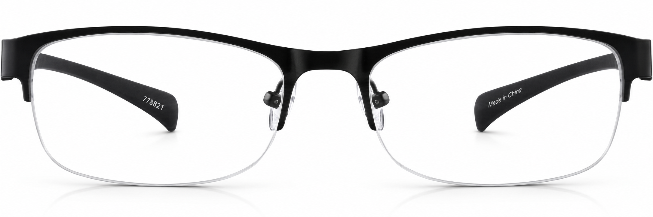 Black Oval Glasses · Black · reference