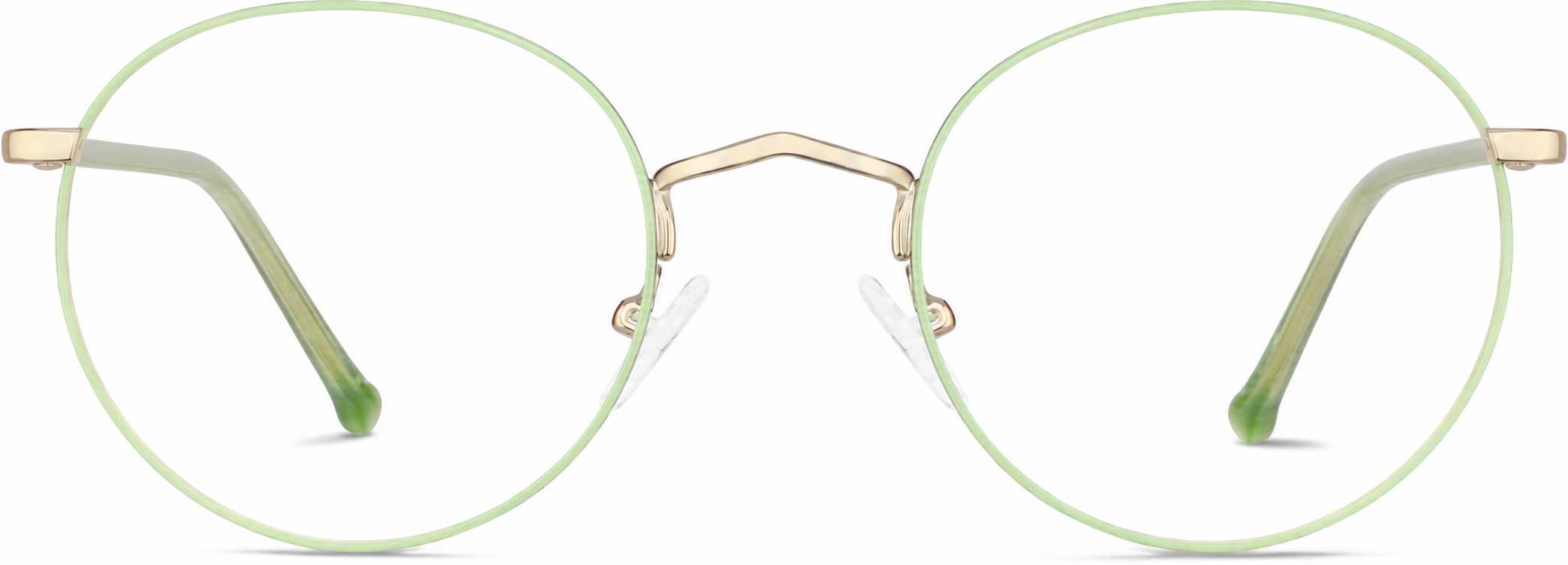 Green Round Glasses · Green · reference