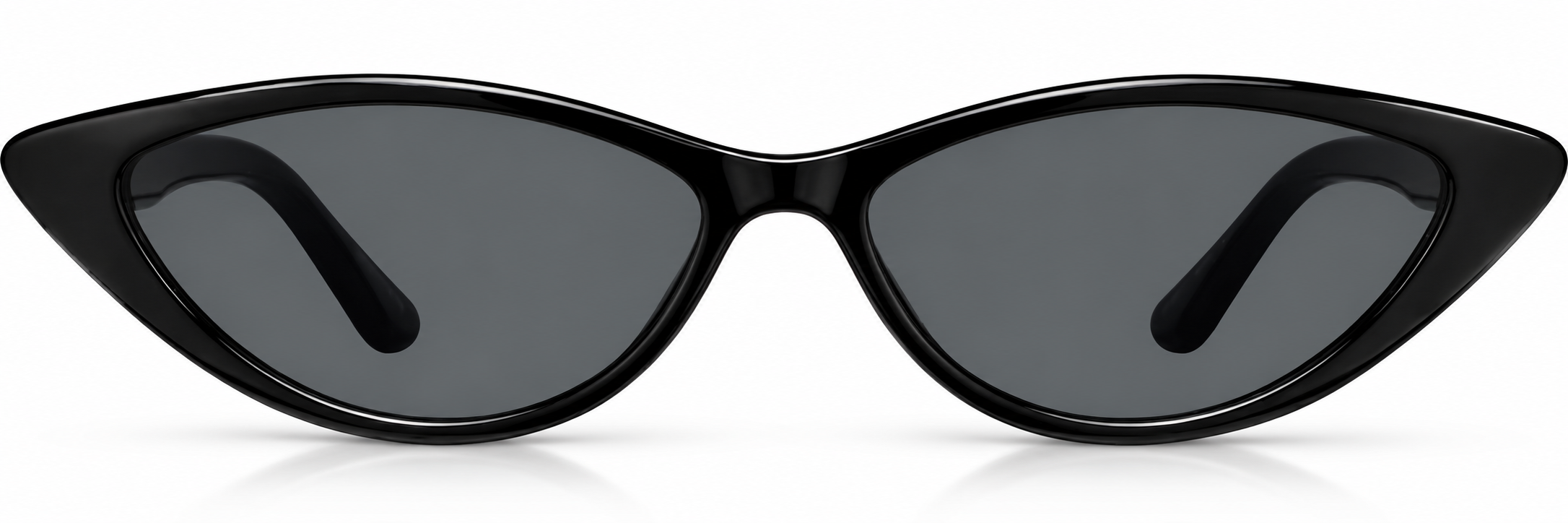 Black Cat-Eye Sunglasses · Black · reference