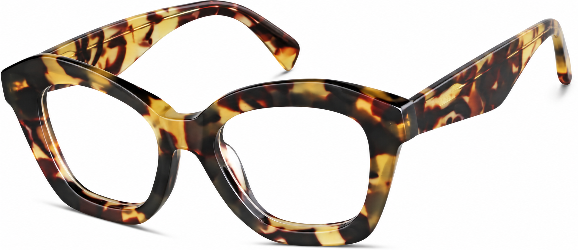 Tortoiseshell Square Glasses · Tortoiseshell · reference