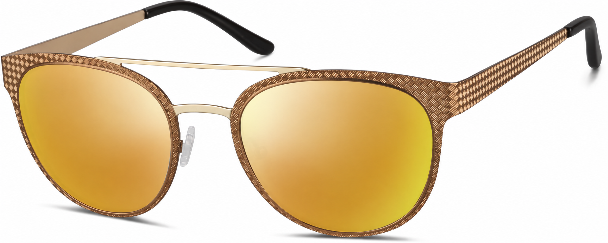 Premium Round Sunglasses · Brown · reference