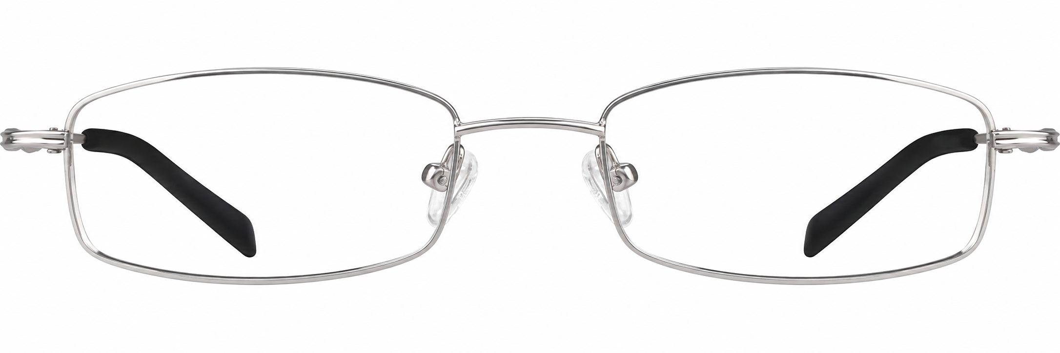 Silver Rectangle Glasses · Silver · reference