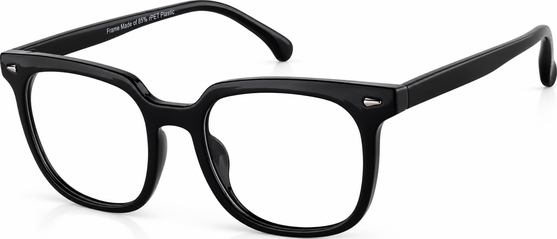 Black Square Glasses · Black · reference