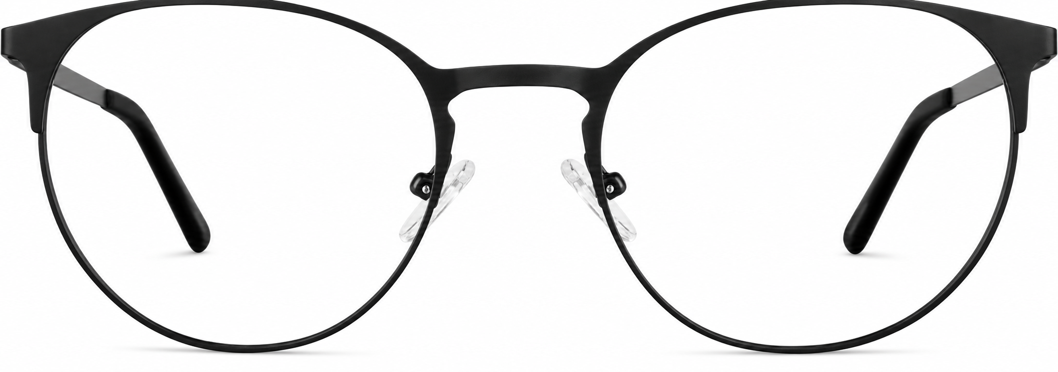 Black Round Glasses · Black · reference
