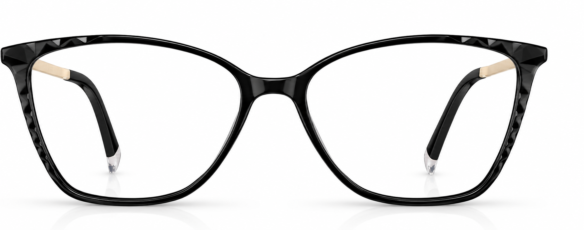 Black Cat-eye Glasses · Black · reference