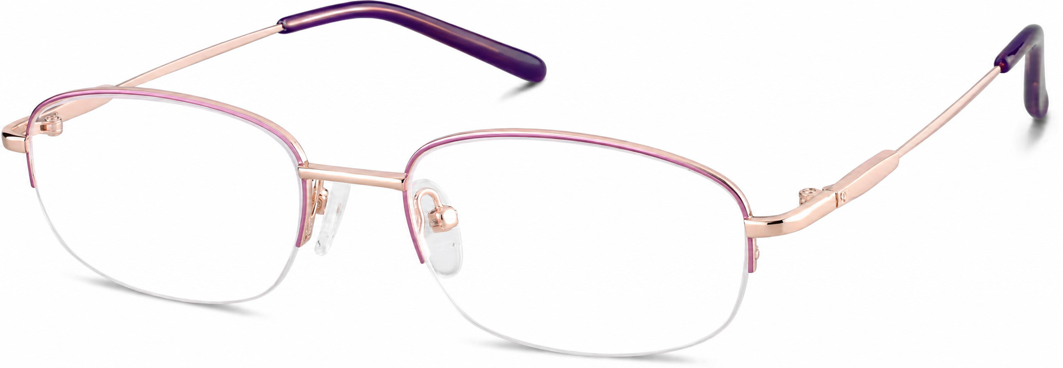 Pink Half-Rim Glasses · Pink · reference