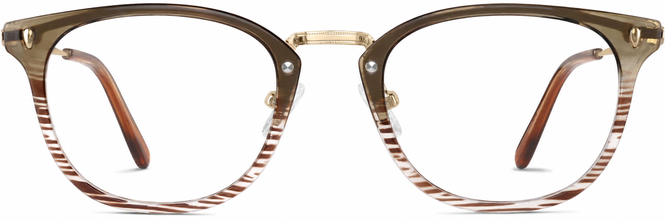 Brown Square Glasses · Brown · reference