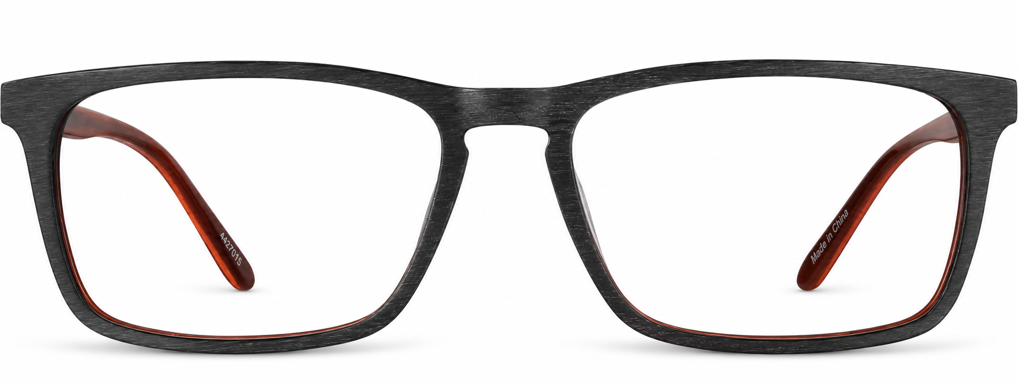 Brown Rectangle Glasses · Brown · reference