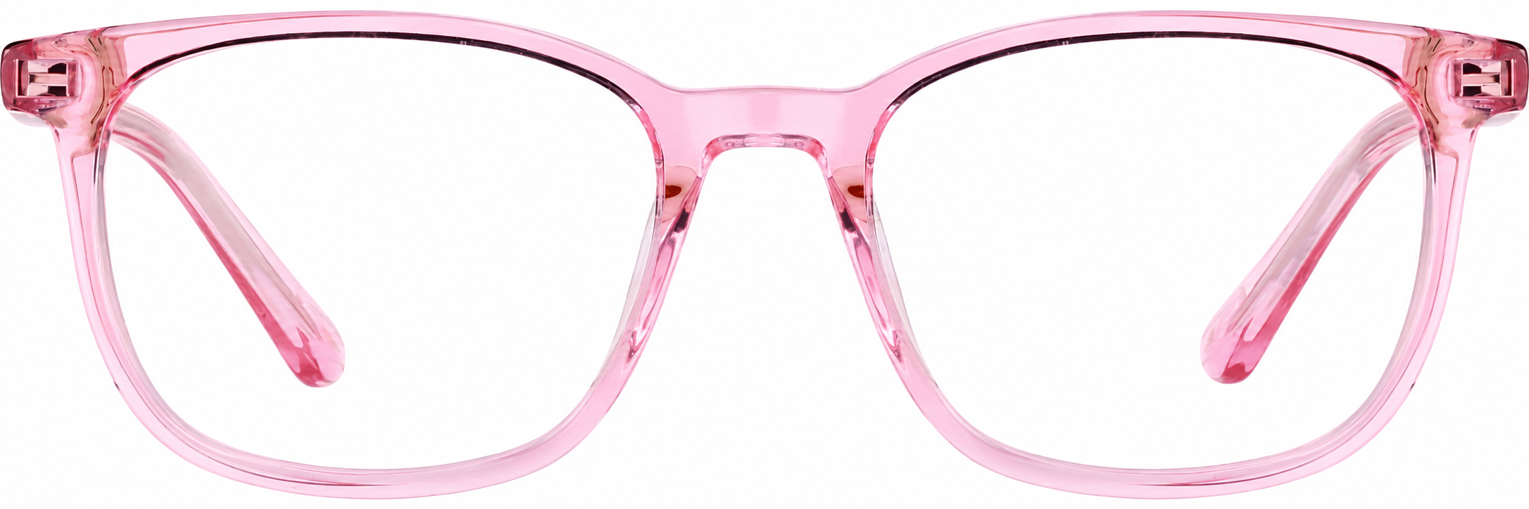 Pink Kids' Square Glasses · Pink · reference