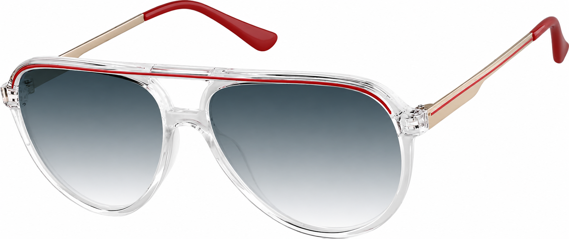 Premium Aviator Sunglasses · Clear · reference