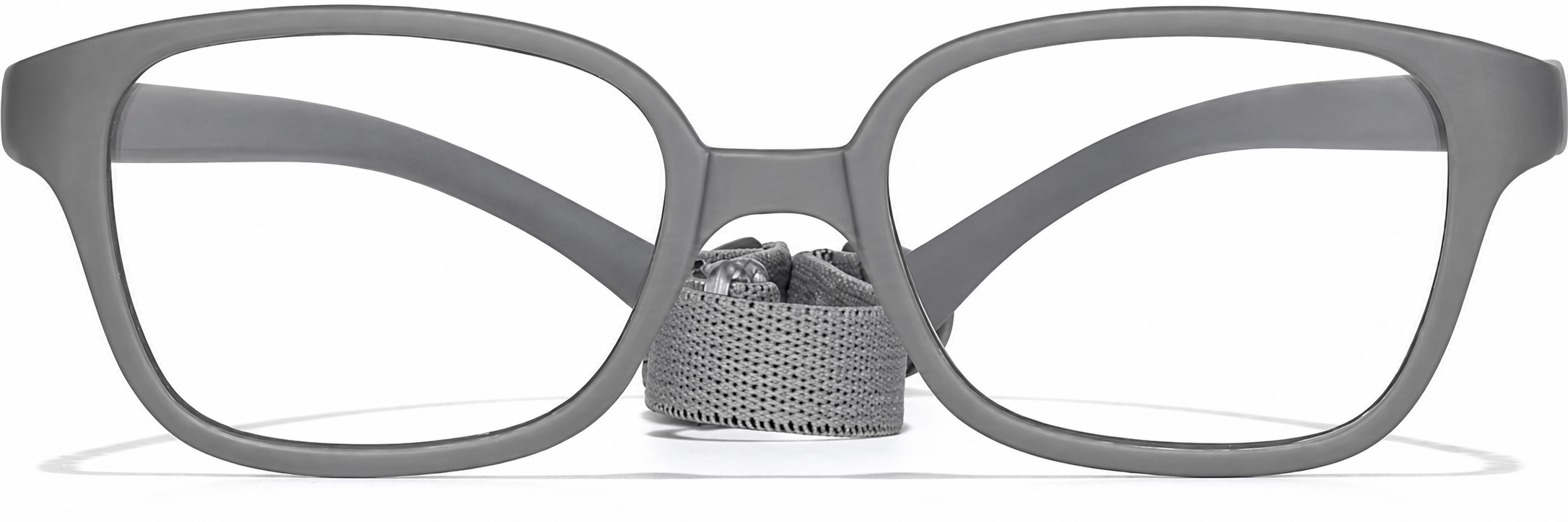 Gray Kids' Flexible Square Glasses · Gray · reference