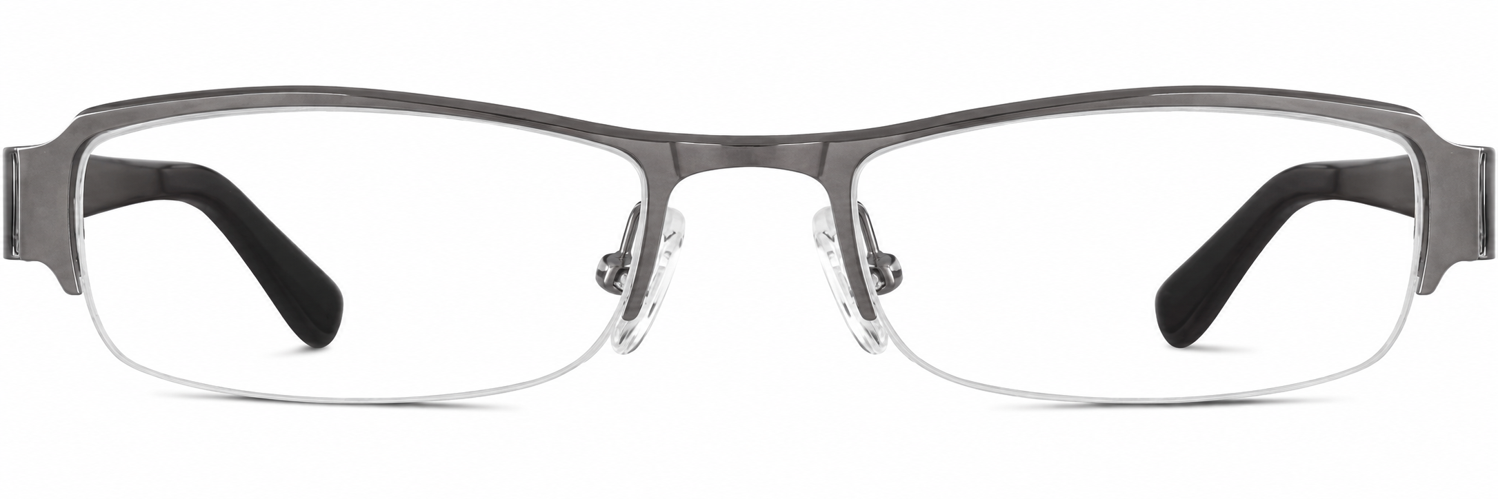 Gray Half-Rim Glasses · Gray · reference