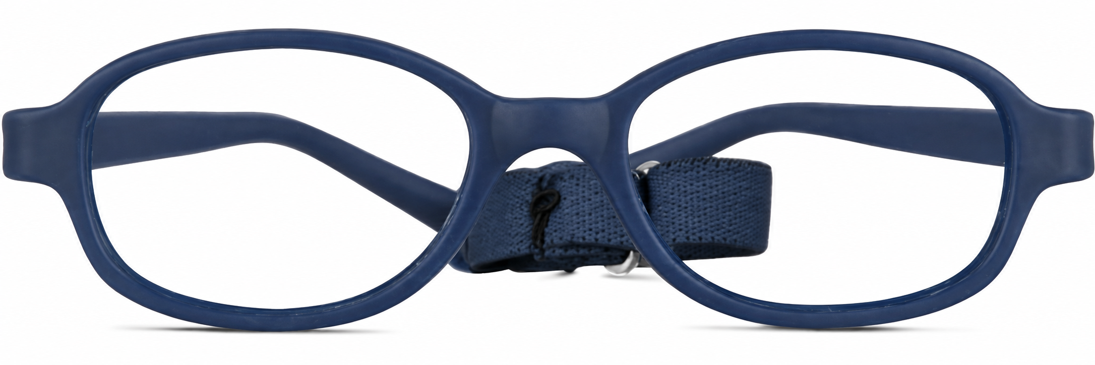 Navy Kids' Flexible Oval Glasses · Navy · reference