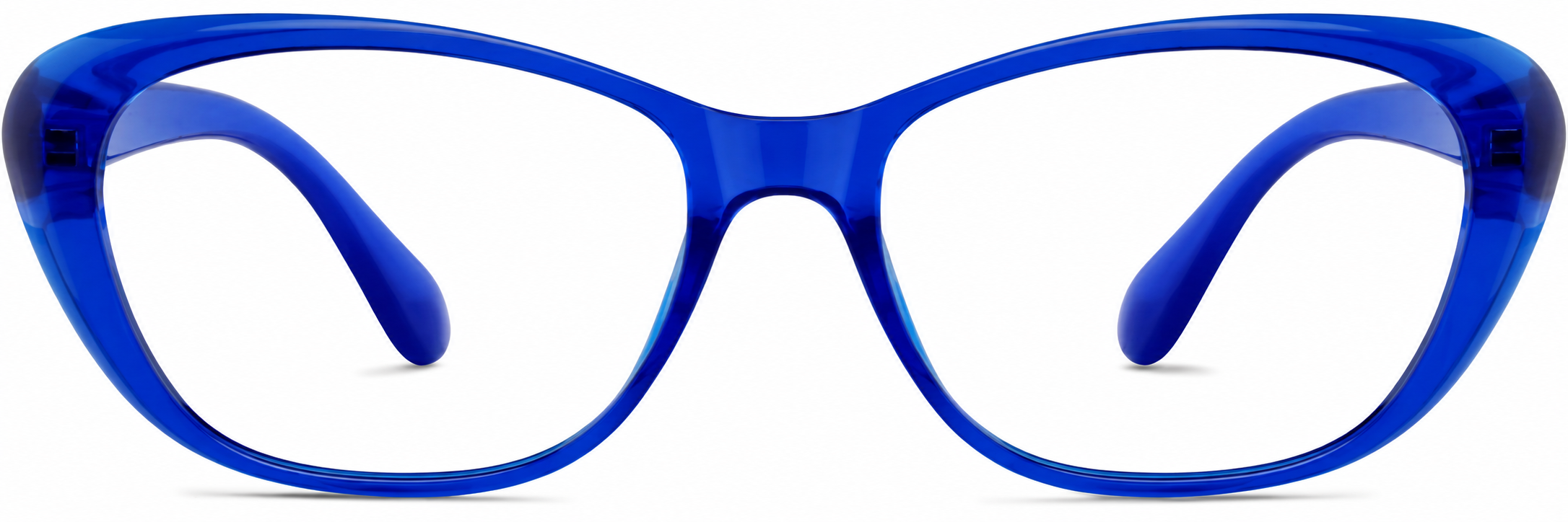 Electric Blue Oval Glasses · Electric Blue · reference