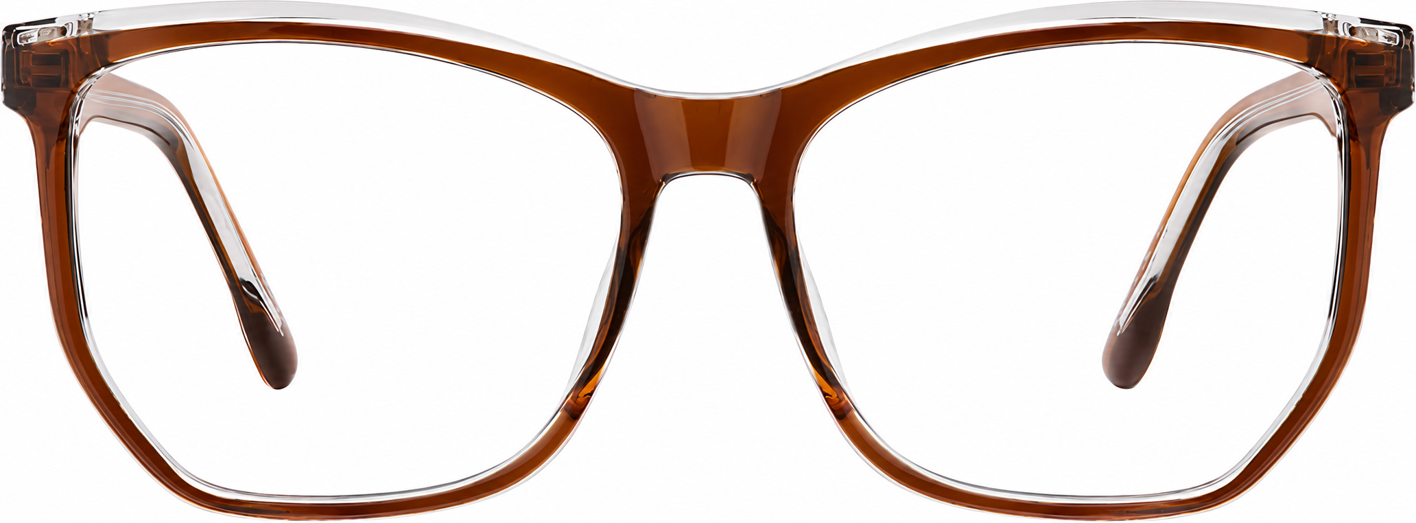 Brown Geometric Glasses · Brown · reference