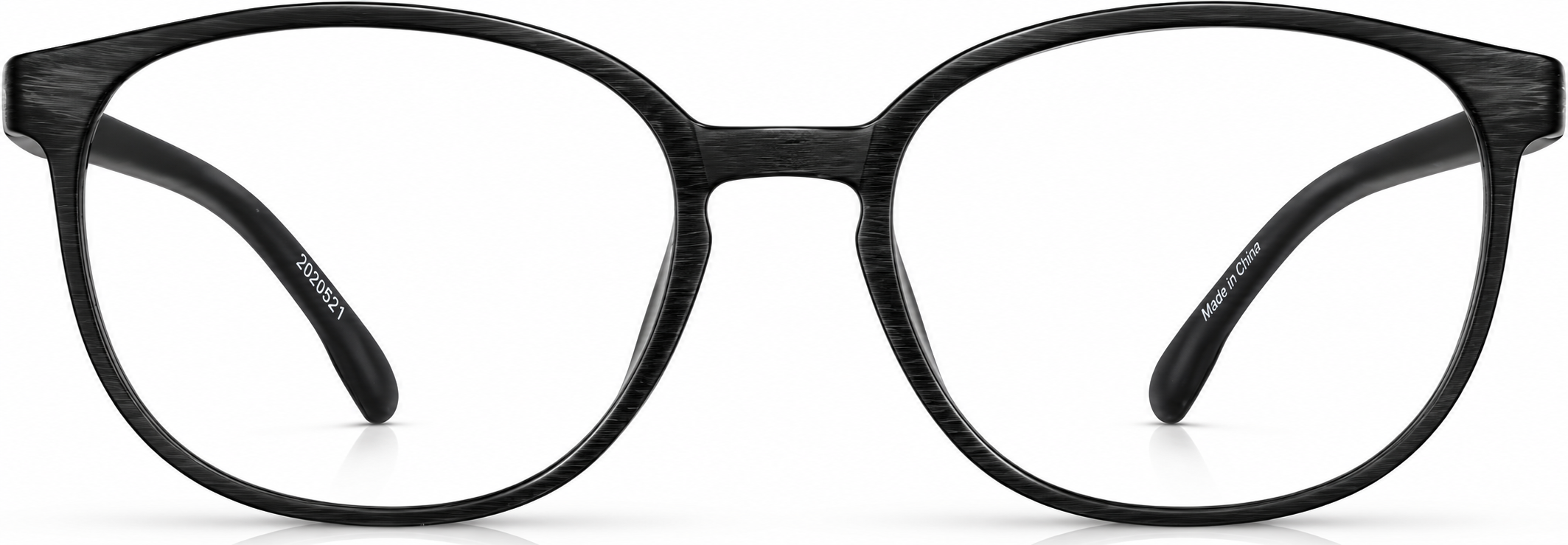 Black Round Glasses · Black · reference