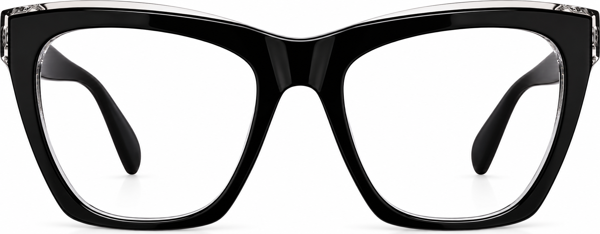 Black Cat-Eye Glasses · Black · reference