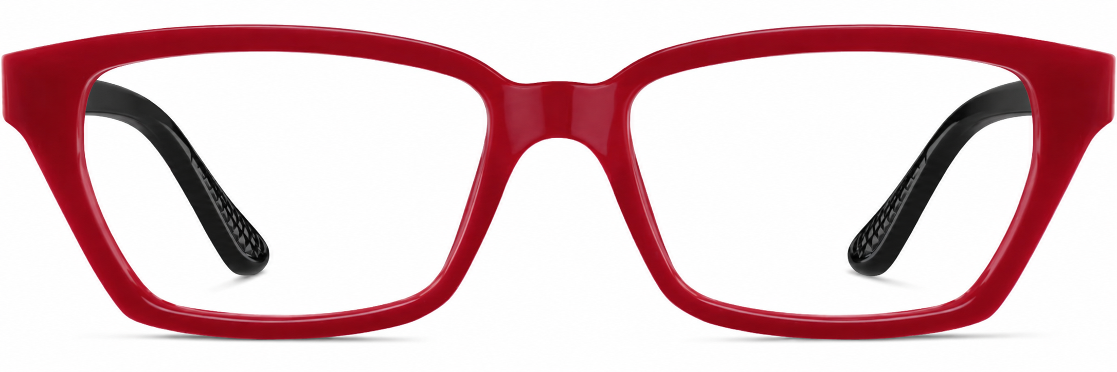 Red Rectangle Glasses · Red · reference