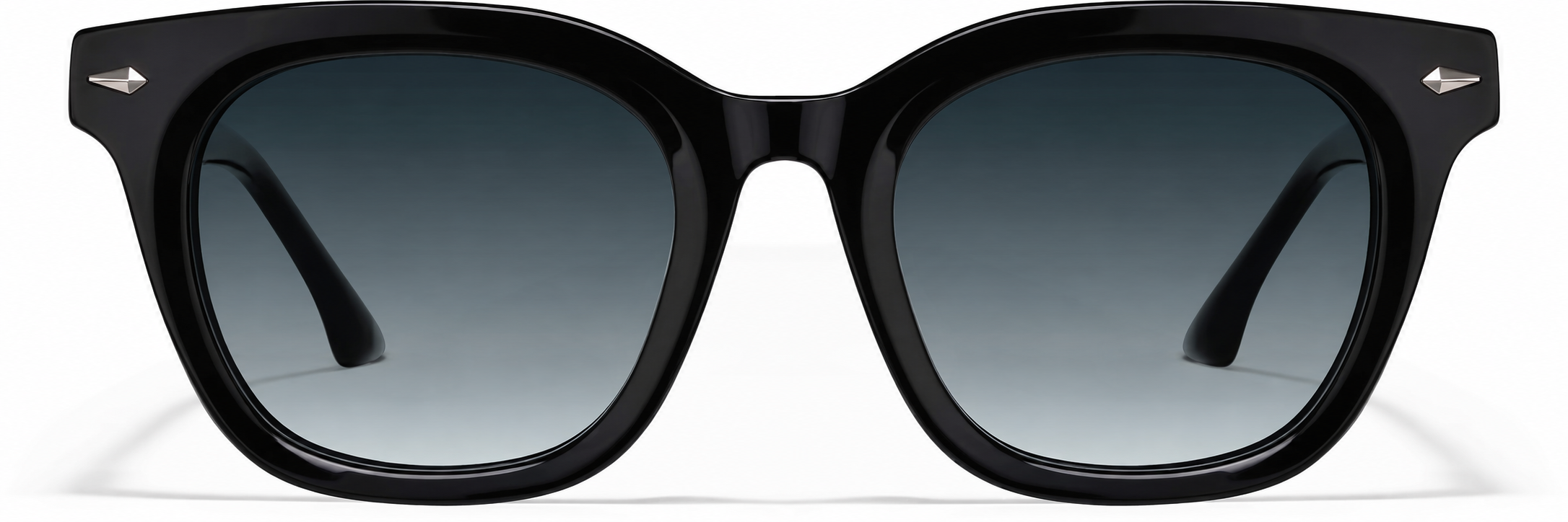 Black Square Sunglasses · Black · reference