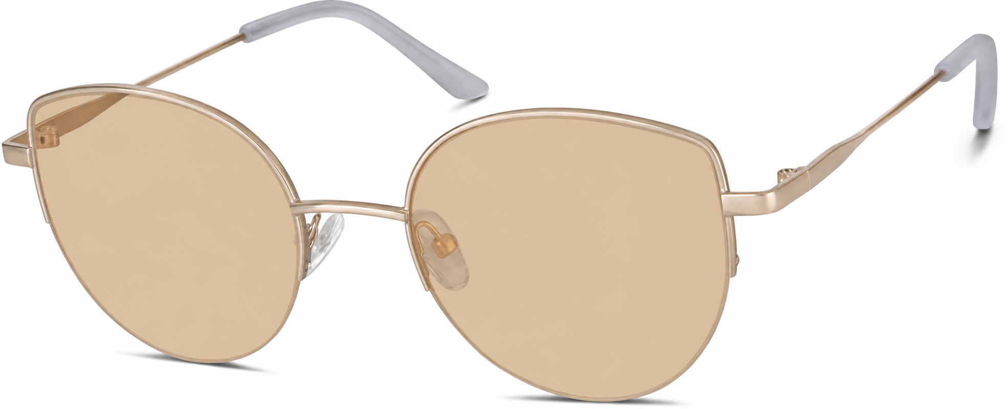 Premium Cat-Eye Sunglasses · Gold · reference