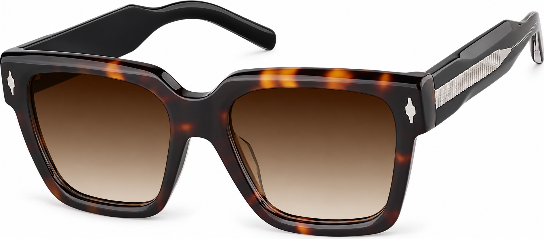 Tortoiseshell Square Sunglasses · Tortoiseshell · reference