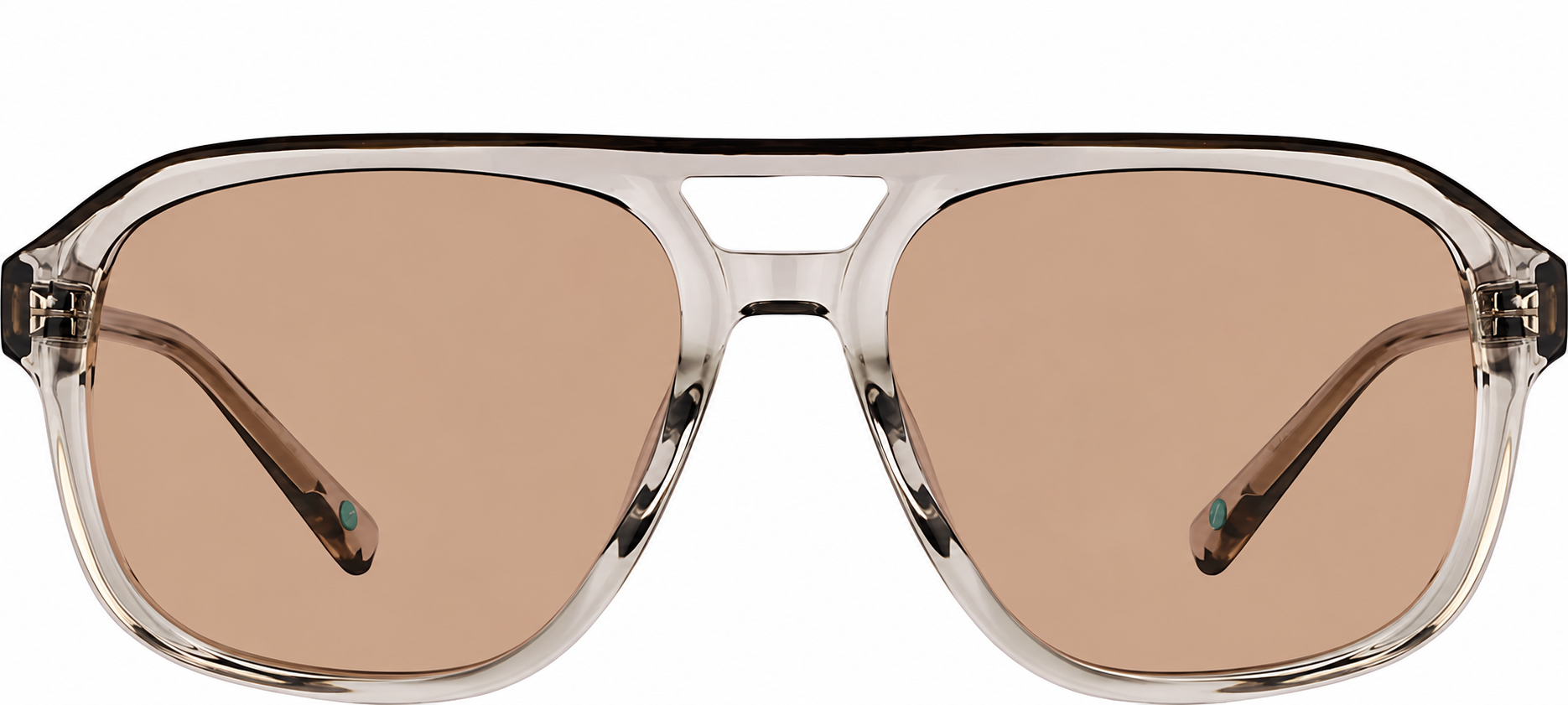Brown Acetate Aviator Glasses · Brown · reference