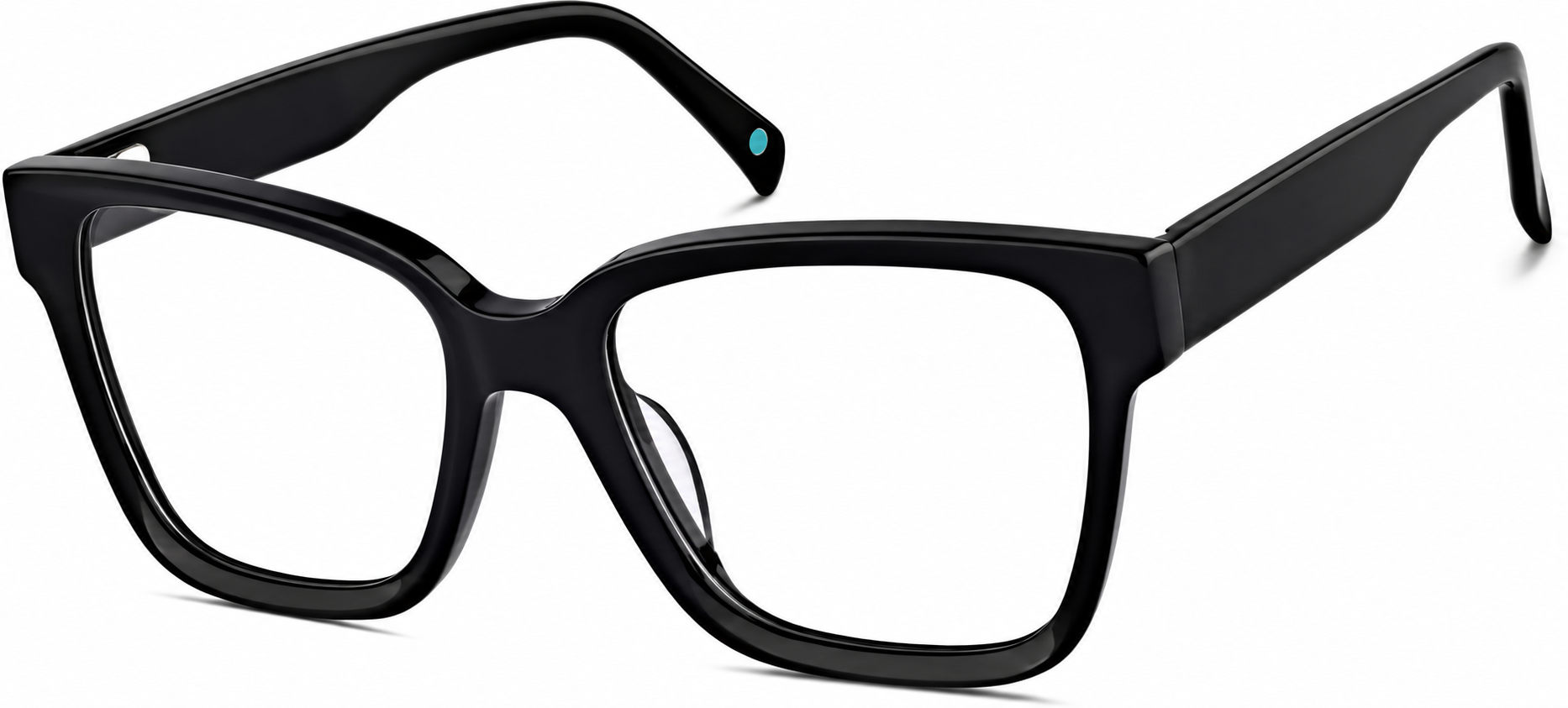 Black Square Glasses · Black · reference