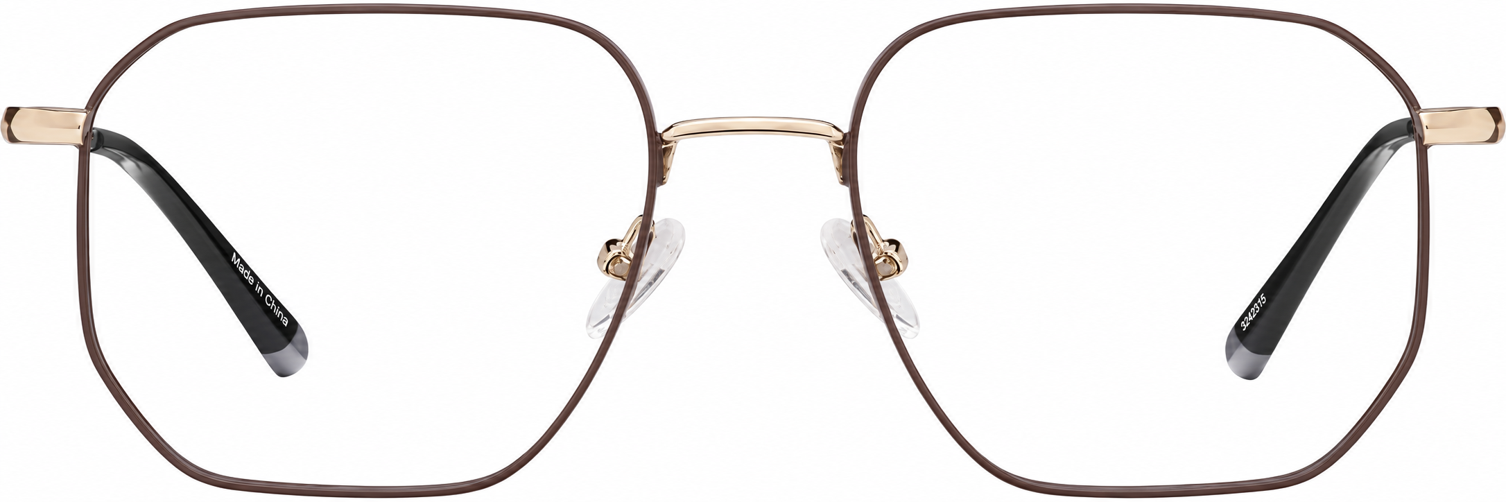 Brown Geometric Glasses · Brown · reference