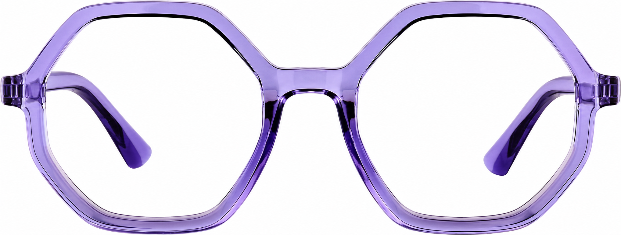 Purple Geometric Glasses · Purple · reference