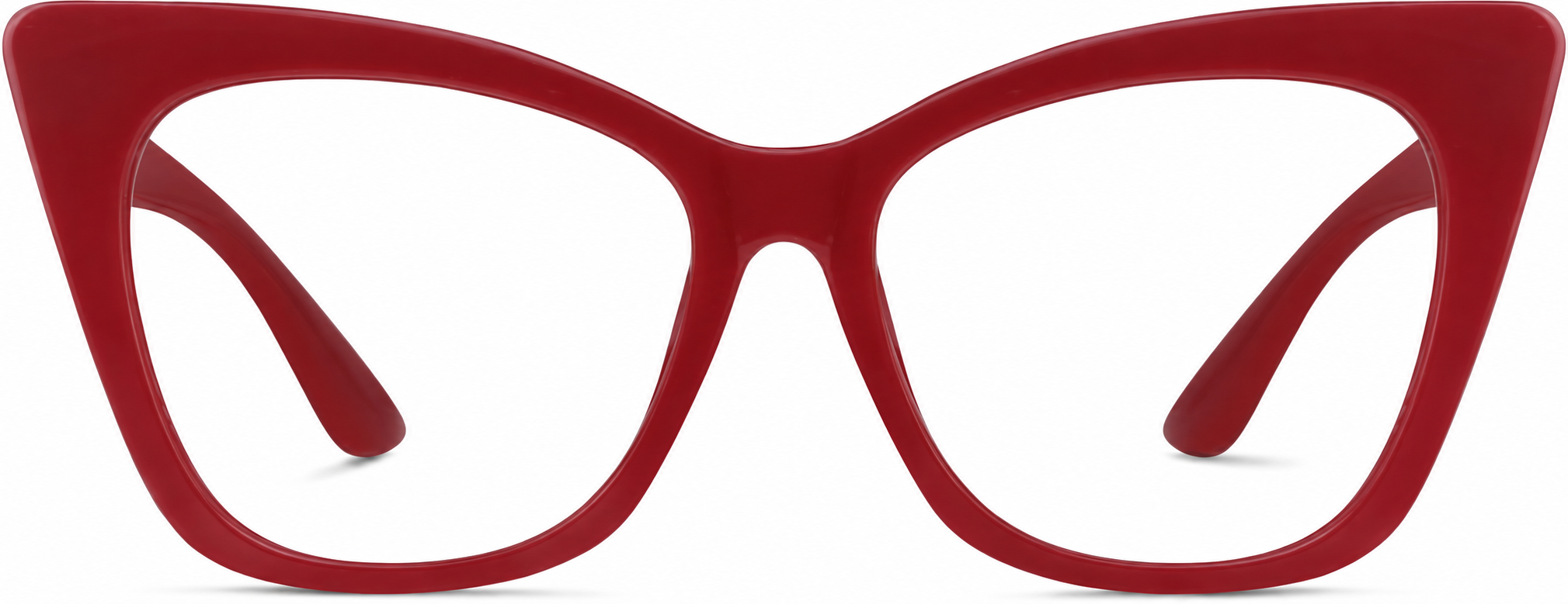 Red Cat-Eye Glasses · Red · reference