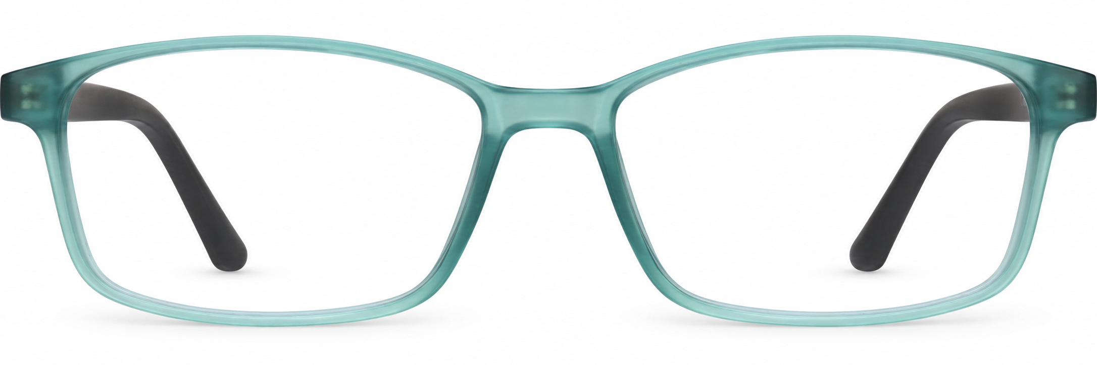 Teal Rectangle Glasses · Teal · reference